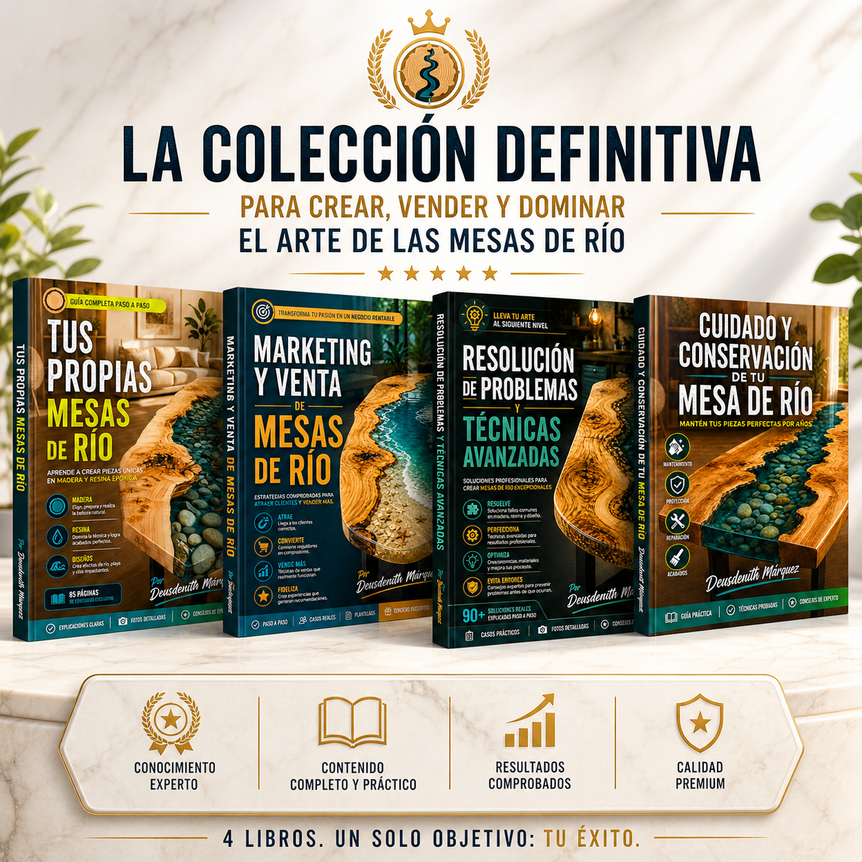 Los 4 libros del sistema Mesas de Río
